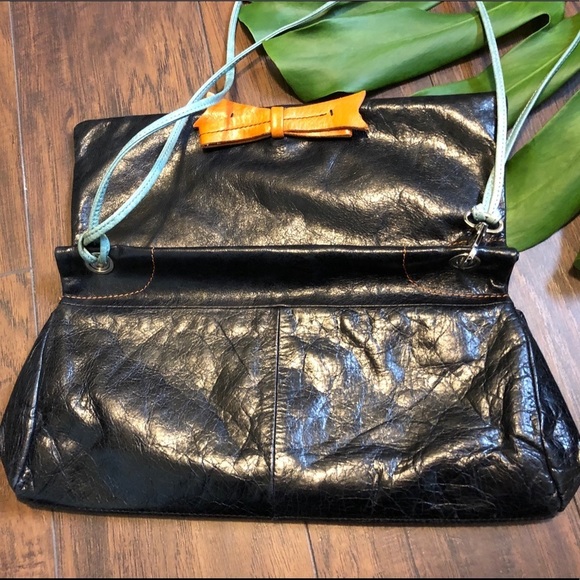 SABINA New York Leather Envelope Clutch Bag - Picture 8 of 9